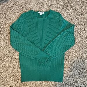 Liverpool Women’s Teal Ribbed Crewneck Sweater